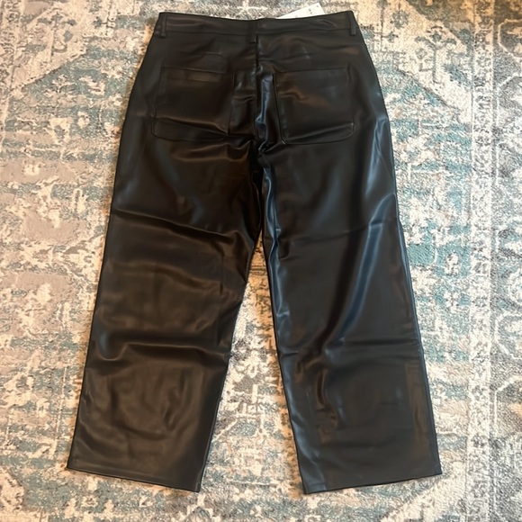 Zara Faux Leather Pants - Picture 9 of 10